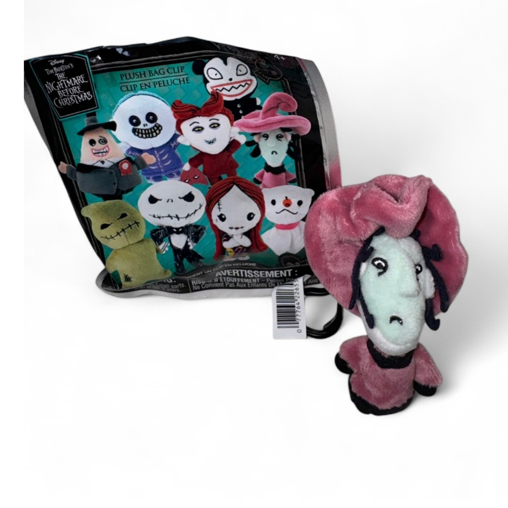 Disney Nightmare Before Christmas plush bag clip Shock